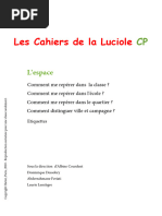 Les Cahiers de Luciole CP Se Repérer Dans L'espace