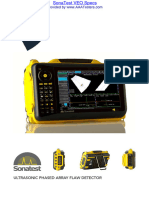 Sonatest Veo Specifications Spec Sheet 2h04