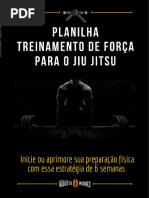 Planilha Treino de Força BJJ PDF