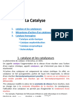 Cours Cinetique Et Catalyse Homogene La Catalyse