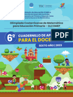 Cuadernillo Docente 6to Grado