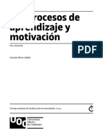 Los Procesos de Aprendizaje y Motivación