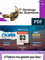 Missa 1º Dom Quaresma 18.02.2024