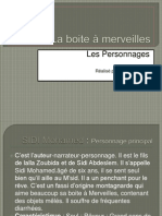 La Boite À Merveille Personnages