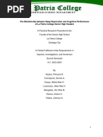 The Relationship Between Sleep Deprivation and Cognitive Performance