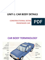 Constructional Details of A Passenger Car