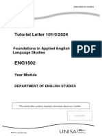 Tutorial Letter 101/0/2024: Foundations in Applied English Language Studies