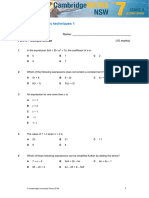 Algebraic Techniques Chapter8 - TestA