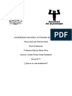 ¿Qué Es La Vida Académica - Cortés Aridaí