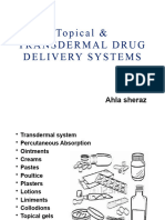 1.topical and Transdermal Drug Delivery System