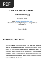 EC311 - Trade Theories 4 Edited