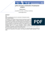 321 - Risks of Exceeding Time and Cost in Construction of Hydropower Projects - Wynfrith Riemer