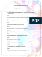 Derecho Procesal II - Cedulario