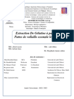 Extraction de Gélatine À Partir Des Pattes de Vollaille Exemple Les Poulets