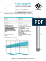 Water-Powered Drilling: Technical Specification: W150 Hammer