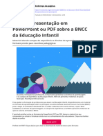 Baixe Apresentacao em Powerpoint Ou PDF Sobre A BNCC Da Educacao Infantilpdf