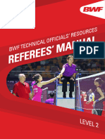 BWF Referees Manual Level 2 English - Digital Compressed