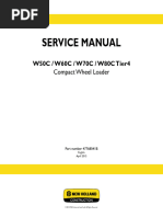 New Holland W50C W60C W70C W80C Tier4 Compact Wheel Loader Service Repair Manual