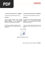 Certificado de Situacion de La Demanda