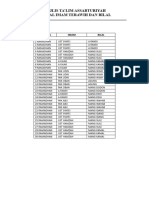 Jadwal Terawih