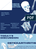 Osteoarthritis, Gouty Arthritis, and Rheumatoid Arthritis