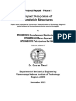 Impact Response of Honeycomb Structures