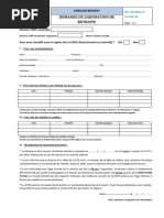 Demande de Pension de Retraite