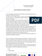 Reflexão Aplicações Informáticas de Gestão de Pessoal