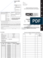 ACA Supervision Log Book