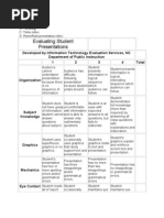 Casa Rubric