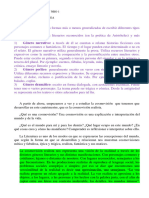 5ta 3ra Literatura Los Géneros Literarios y La Cosmovision Realista