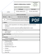 POP. RAD-04 REALIZAÇÃO DE EXAMES DE RADIOGRAFIA Rev 03 Publicado