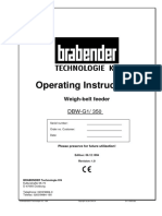 DBW-G1 350 - Operating Instructions (Rev.1.0 - 1994)