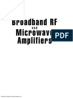 Broadband RF and Microwave Amplifiers