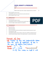 Forces, Pressure & Density 23