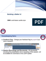 Building A Better UI