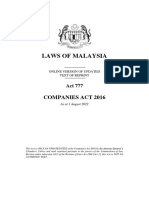 Companies Act 2016 (Malaysia)