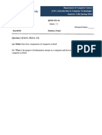 Quiz 01 ICT1A Spring 24