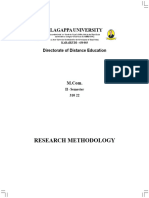 PG M.com Commerce (English) Research Methodology 6223