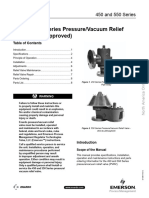 Enardo Series 450 Pressure Vacuum Relief Valve - 450 and 550 Series Pressure, Vacuum Relief