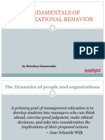 Fundamentals of Org - Behavior