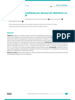 Tendência de Mortalidade Por Doença de Alzheimer No Brasil, 2000 A 2019