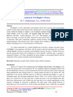 Shamanism in Ted Hughes's Poetry: Dr. V. Madhukumar, M.A., M.Phil., PH.D