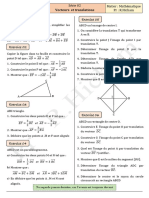 TD Vecteur Et Translation