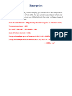 Energetics Worksheet 3 Answers