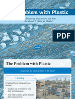 Topic (Zero Waste) Plastic Pollution Discussion Powerpoint