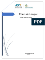 Cours de Langue (CH1)