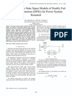 Dfig State Space Model