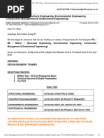 Edifice Group Mail - PG - ME - MTech - (Structural Engineering, Environmental Engineering, Construction Management & Geotechnical Engineering)