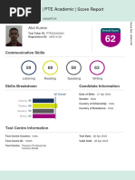 Atul PTE Score